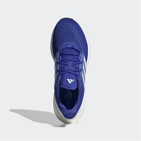 adidas blauw runing shoes|adidas running shoes laces.